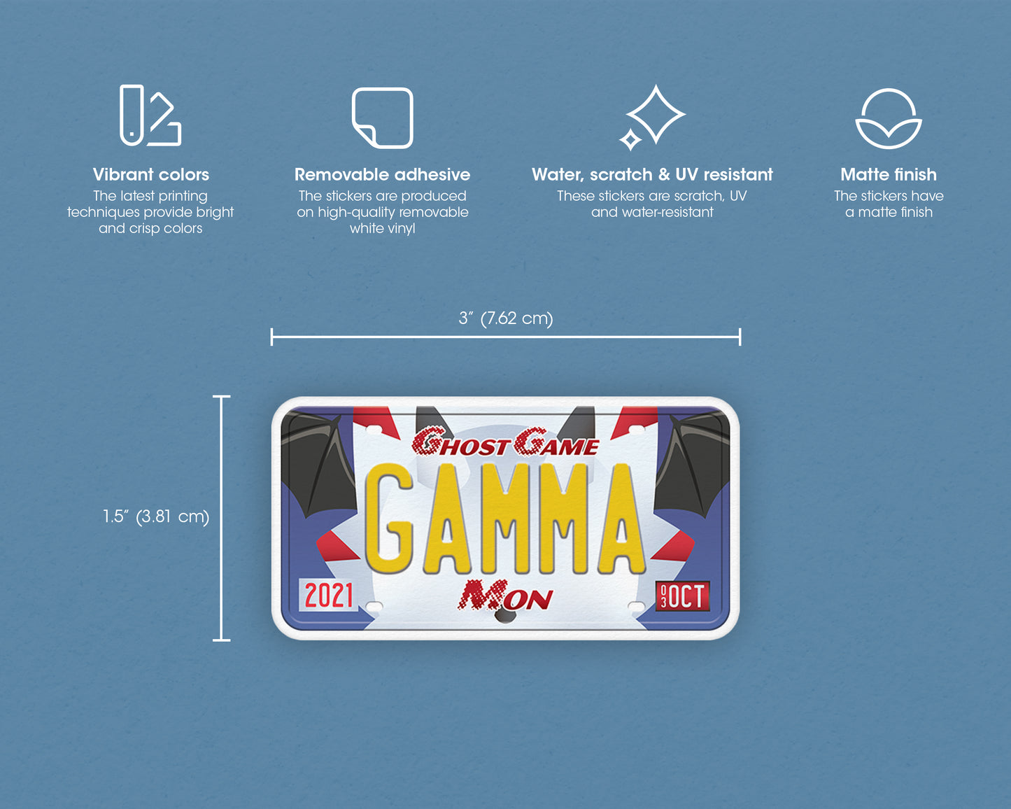 Gammamon sticker