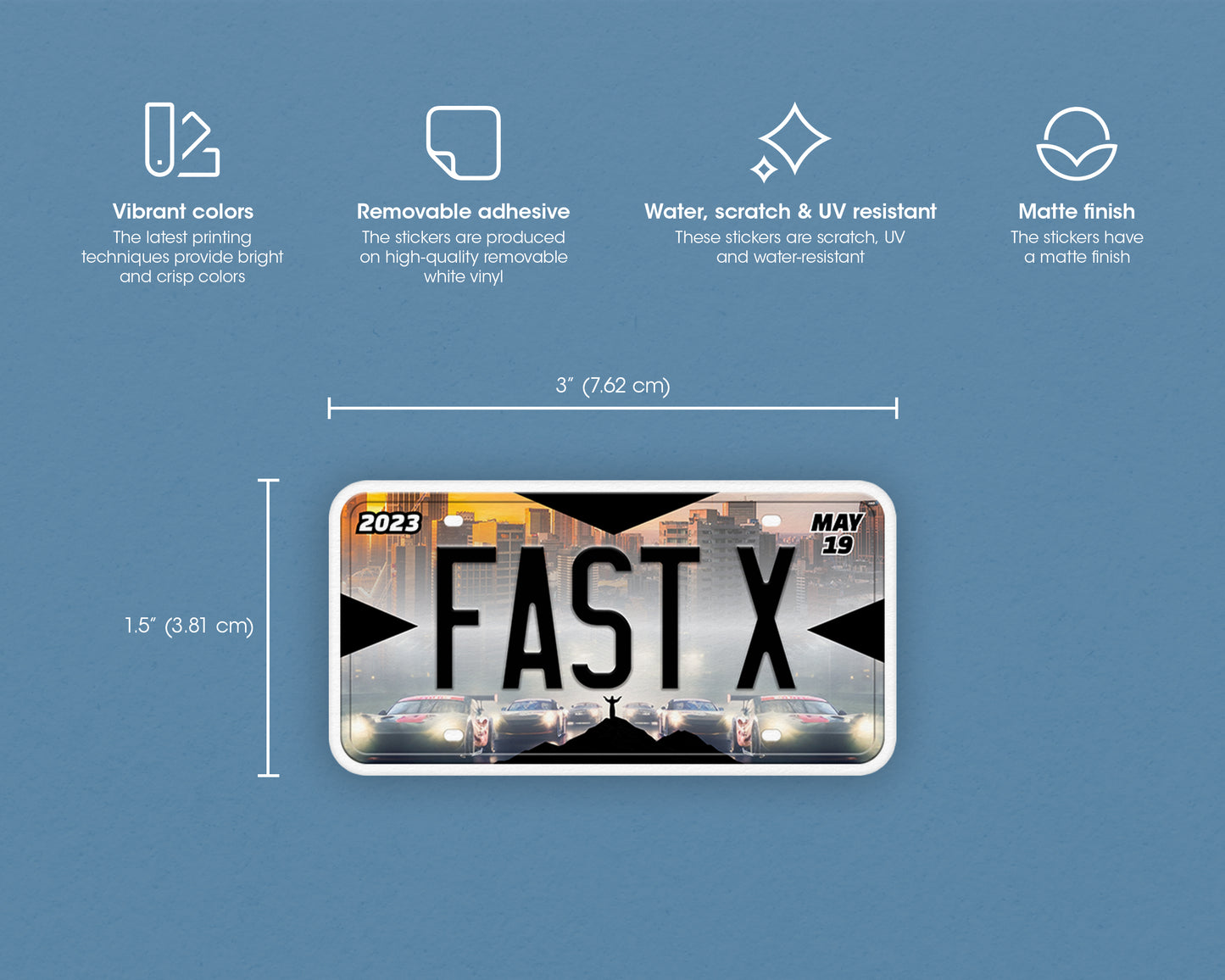 FastX (2023) movie sticker