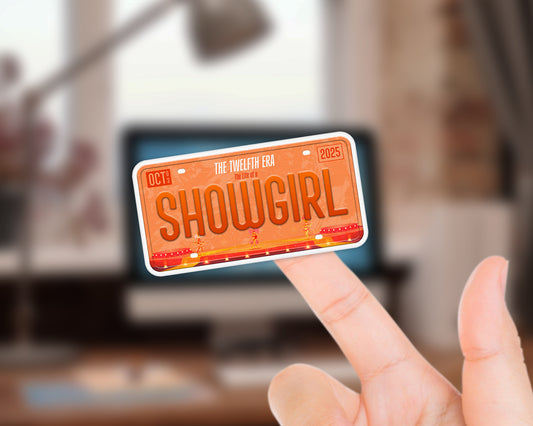 Life of Showgirl era sticker