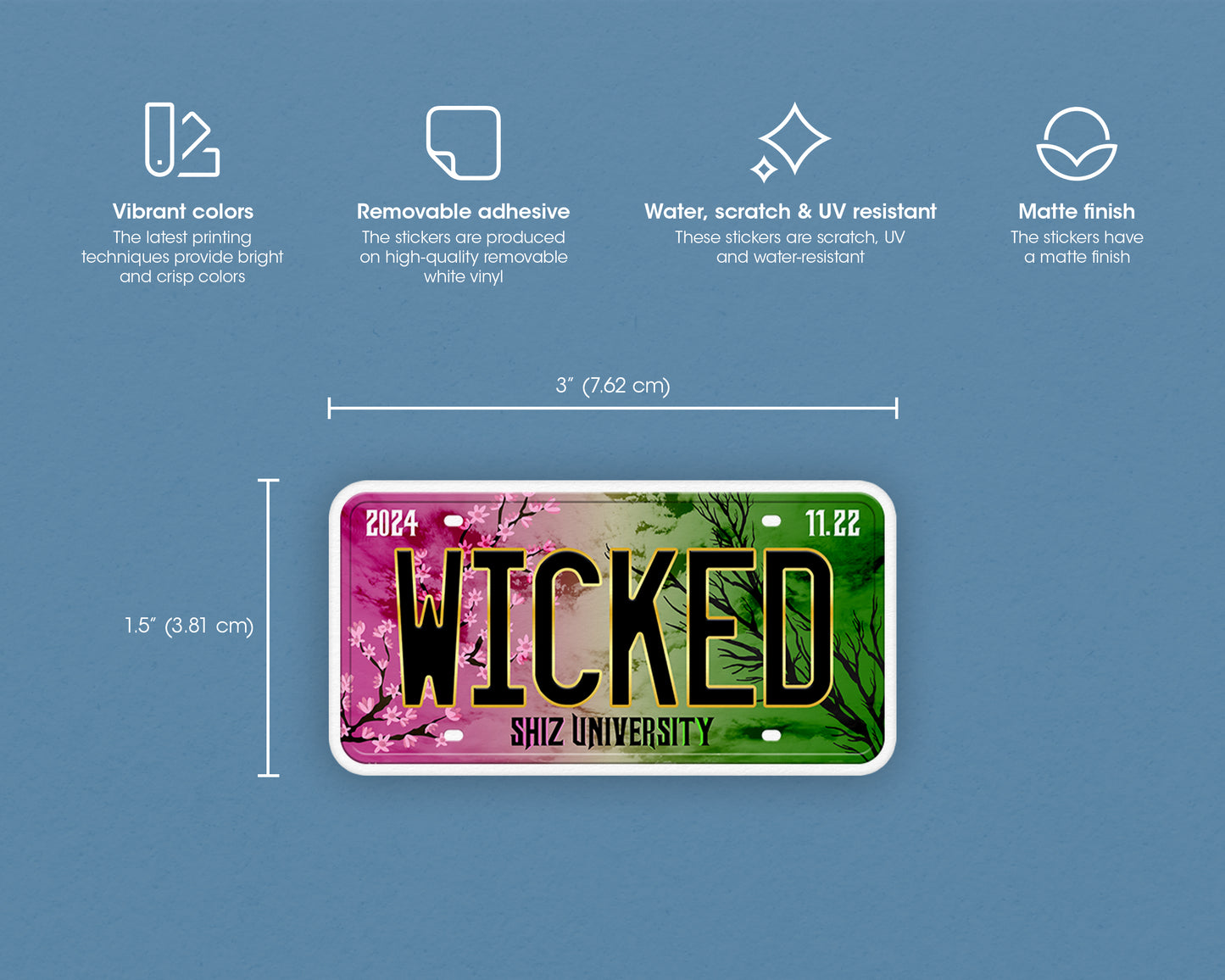 Wicked (2024) movie sticker