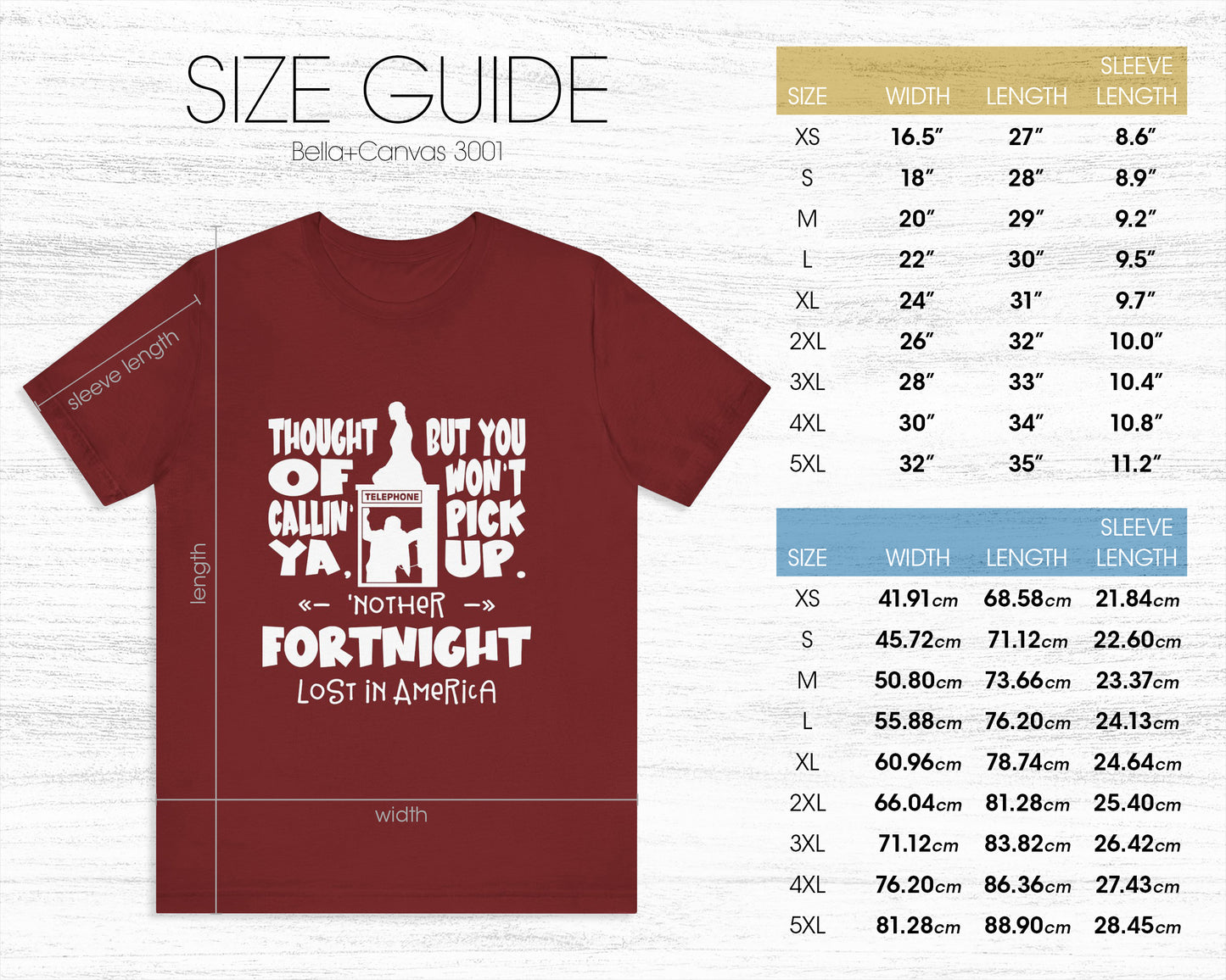 Thought of callin' ya, but you won't pick up, 'nother fortnight lost in America unisex jersey short sleeve t-shirt