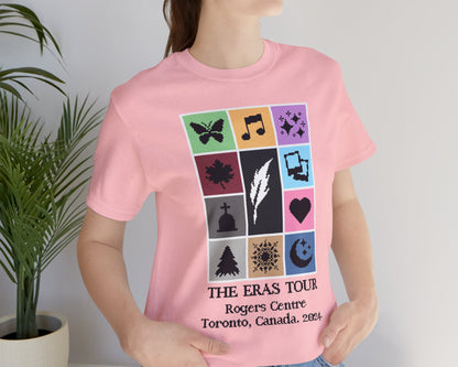 The Eras Tour pixel art style unisex jersey short sleeve t-shirt