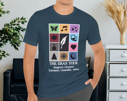 The Eras Tour pixel art style unisex jersey short sleeve t-shirt