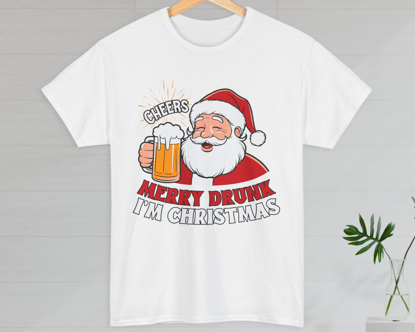 Merry Drunk I'm Christmas unisex classic graphic tee