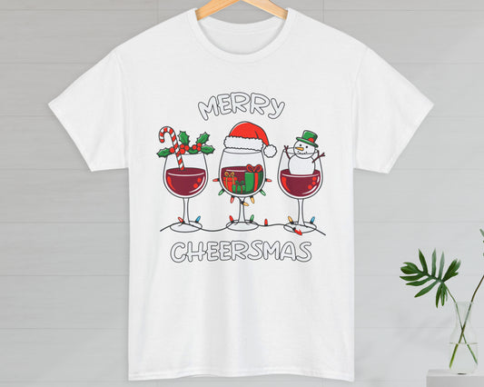 Merry Cheersmas unisex classic graphic tee