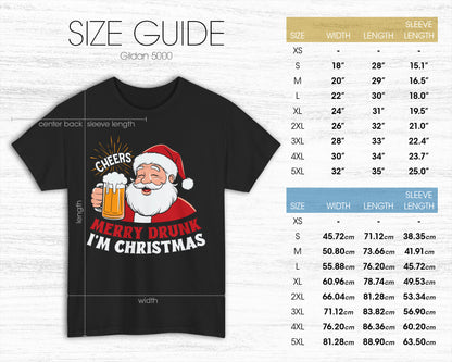 Merry Drunk I'm Christmas unisex classic graphic tee