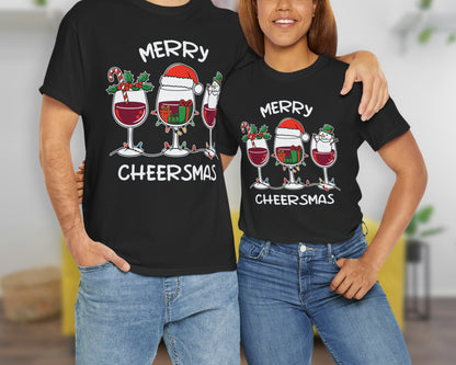 Merry Cheersmas unisex classic graphic tee