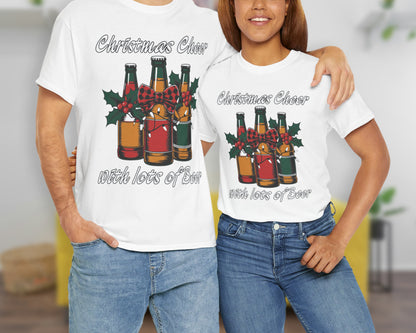 Christmas Cheer with lots of Beer unisex classic graphic tee