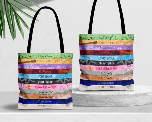 Personalized name Eras tote bag