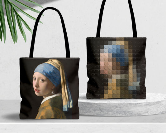 Johannes Vermeer - Girl with a Pearl Earring tote bag