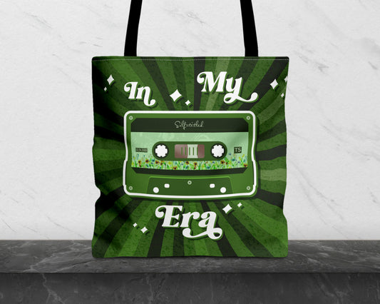 In my Self-titled era vintage cassette tape tote bag