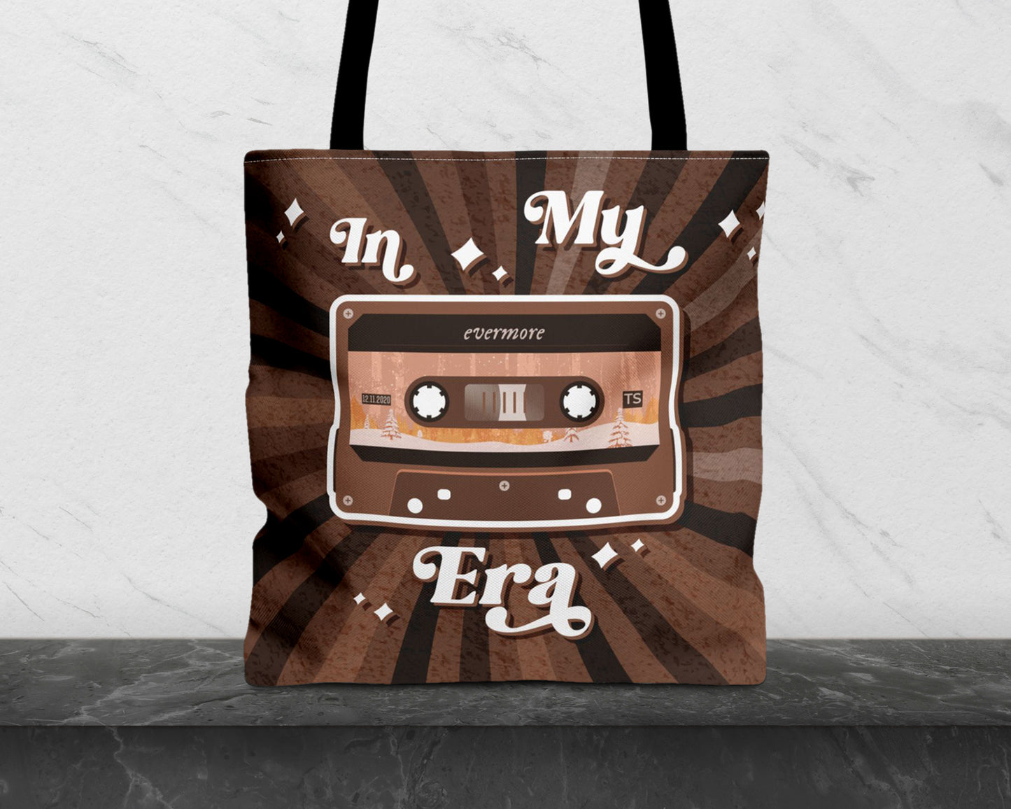 In my Evermore era vintage cassette tape tote bag