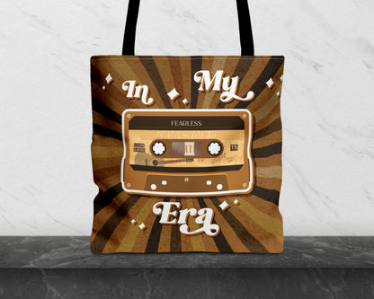 In my Fearless era vintage cassette tape tote bag