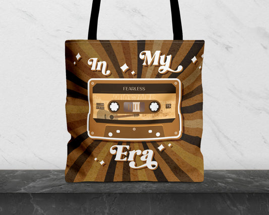 In my Fearless era vintage cassette tape tote bag