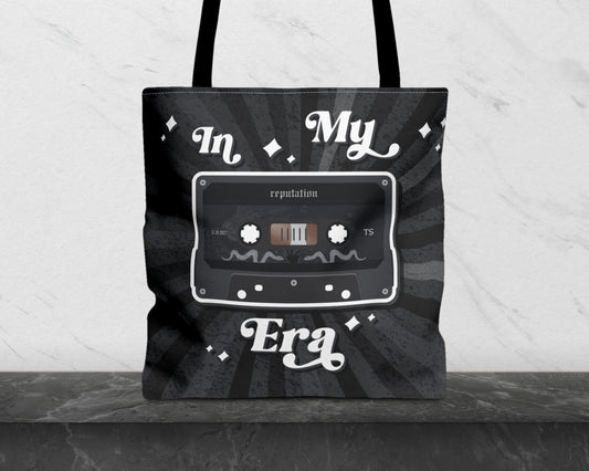 In my Reputation era vintage cassette tape tote bag