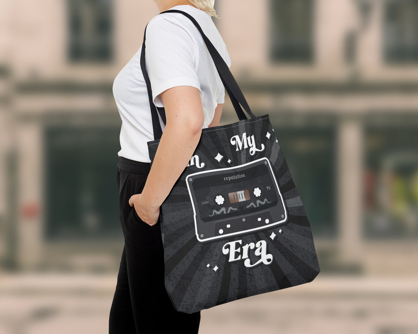 In my Reputation era vintage cassette tape tote bag