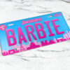 Barbie (2023) movie license plate
