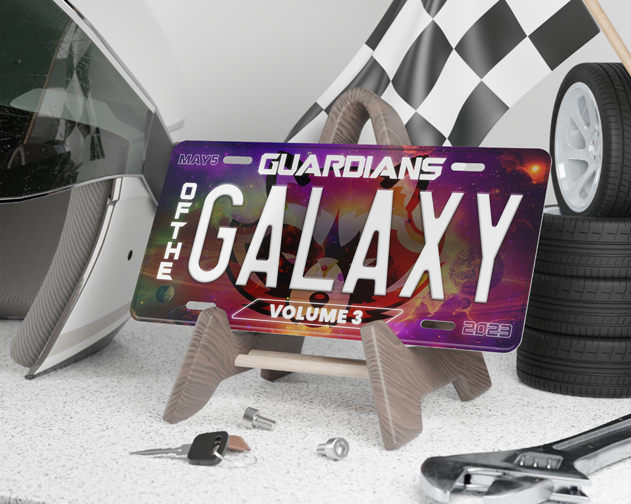 GotG Vol. 3 (2023) movie license plate - Image 2