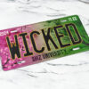 Wicked (2024) movie license plate