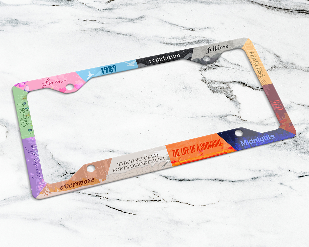 Collection of The Eras license plate frames - Image 14