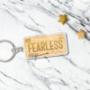 Fearless era acrylic keychain