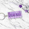 Speak Now era acrylic keychain
