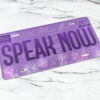 Speak Now era license plate