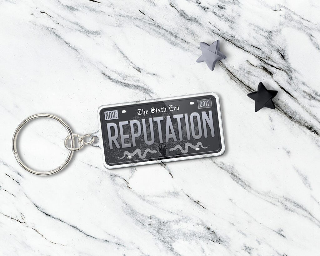 Reputation era acrylic keychain