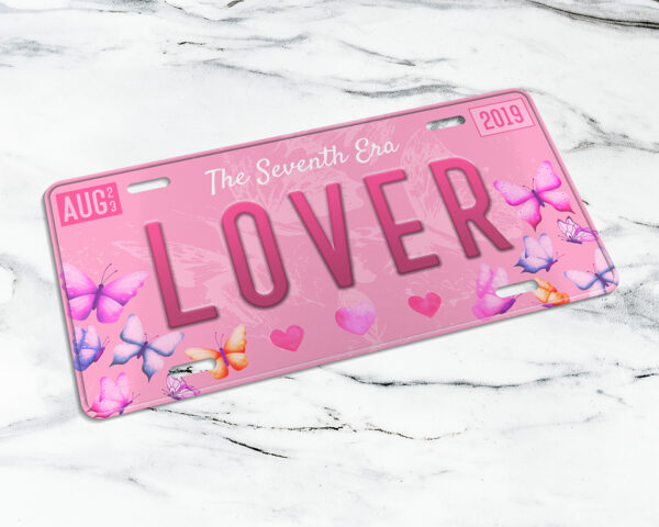 Lover era license plate