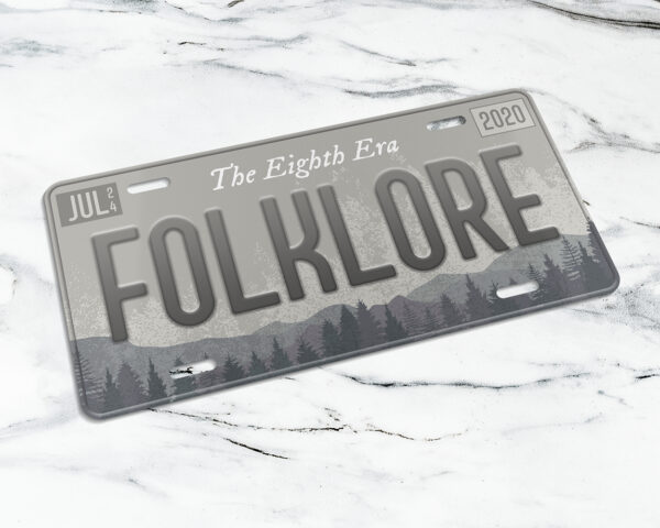 Folklore era license plate