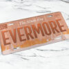 Evermore era license plate