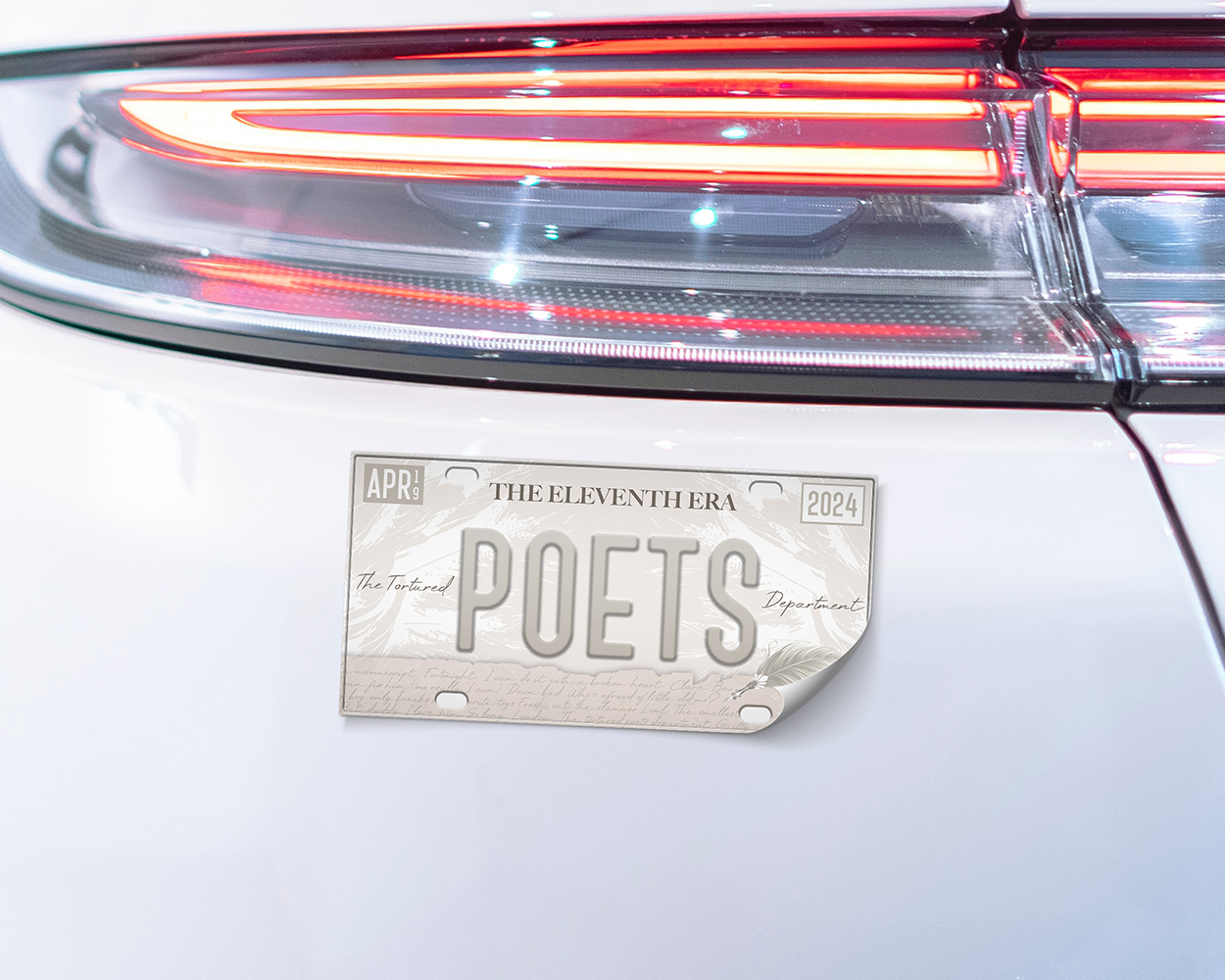 Tortured Poets era bumper sticker - Image 2