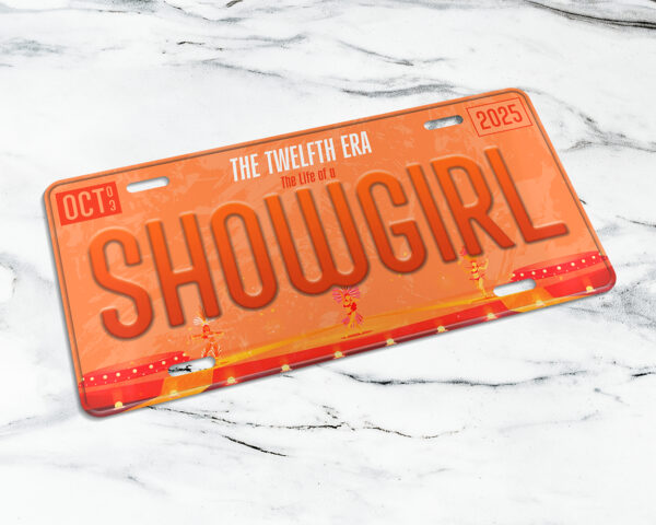 Showgirl era license plate