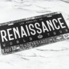 Renaissance World Tour license plate