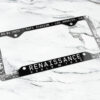 Renaissance World Tour license plate frame