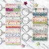 Collection of the Hashira KnY anime characters acrylic keychains