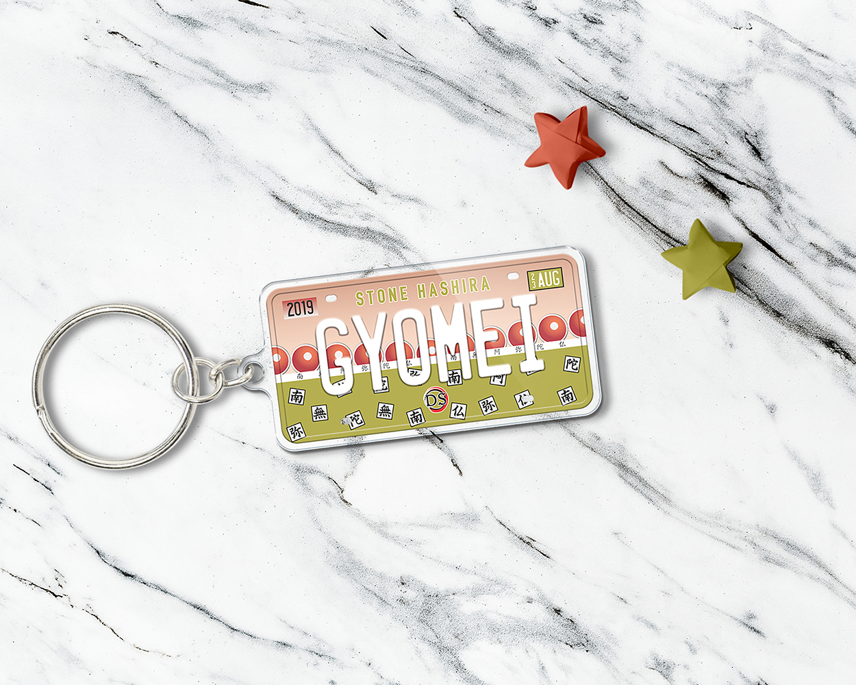 Collection of the Hashira KnY anime characters acrylic keychains - Image 8