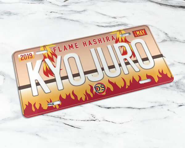 Kyojuro Rengoku Hashira license plate