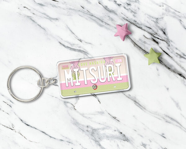 Mitsuri Kanroji Hashira acrylic keychain