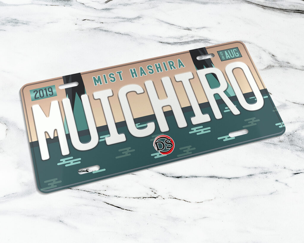 Muichiro Tokito Hashira license plate