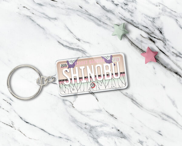 Shinobu Kocho Hashira acrylic keychain