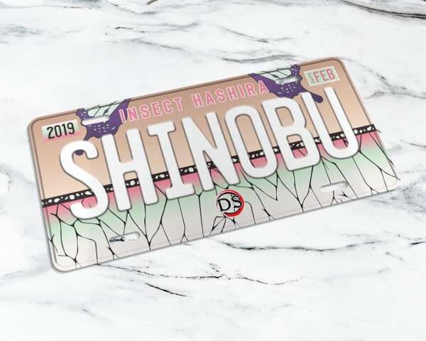 Shinobu Kocho Hashira license plate