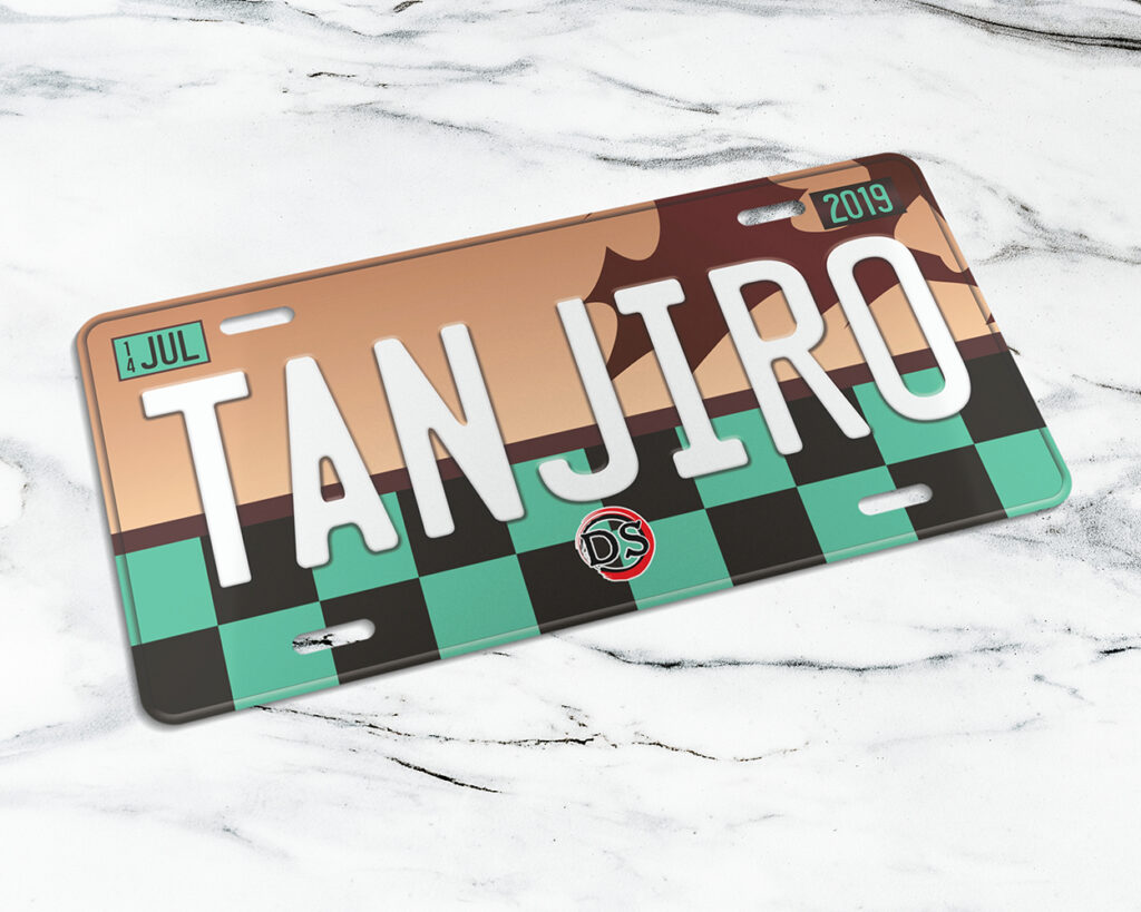 Tanjiro Kamado license plate