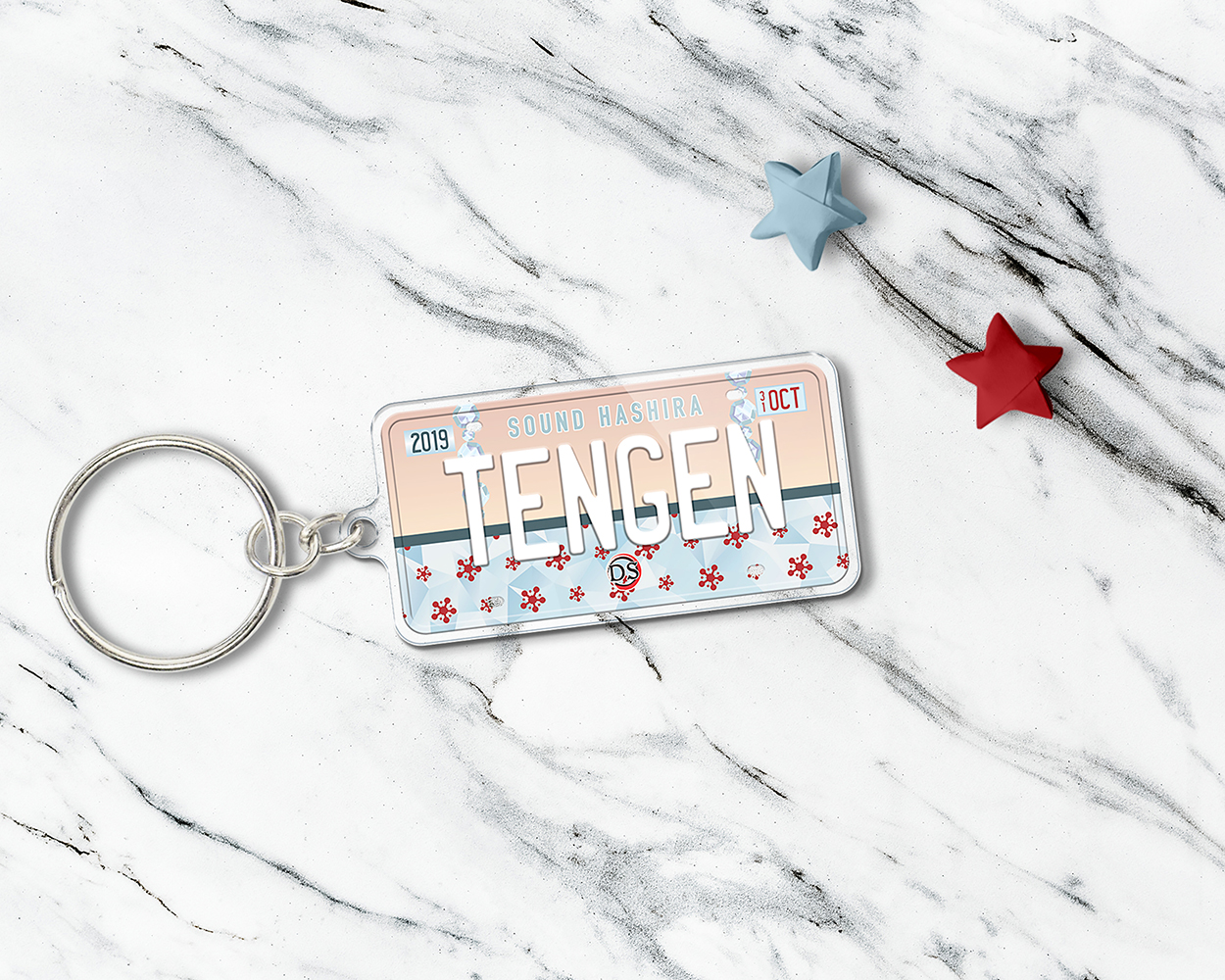 Collection of the Hashira KnY anime characters acrylic keychains - Image 5