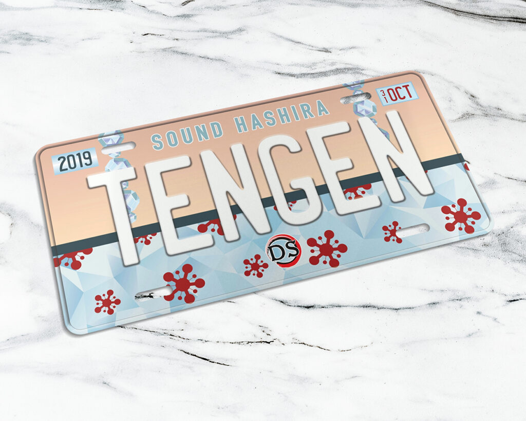 Tengen Uzui Hashira license plate