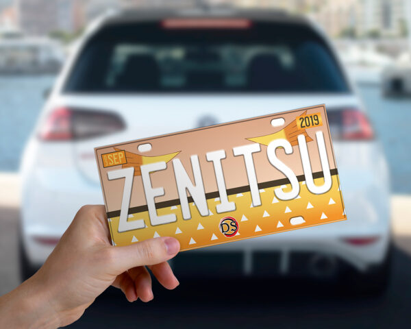 Zenitsu Agatsuma bumper sticker