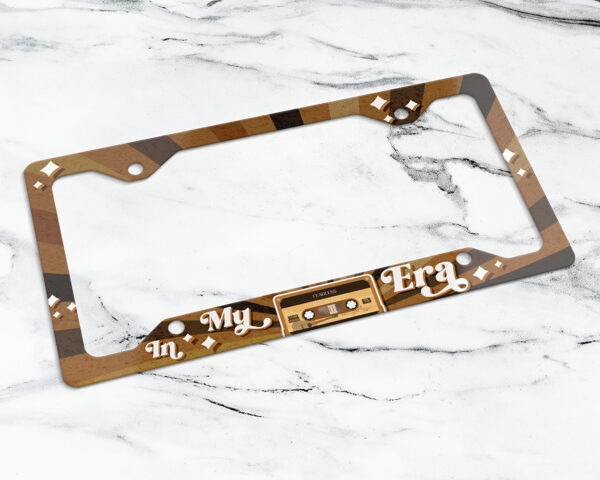 In my Fearless era vintage cassette tape license plate frame