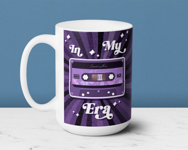 In my Speak Now era vintage cassette tape ceramic mug