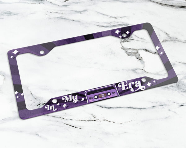 In my Speak Now era vintage cassette tape license plate frame