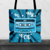 In my 1989 era vintage cassette tape tote bag